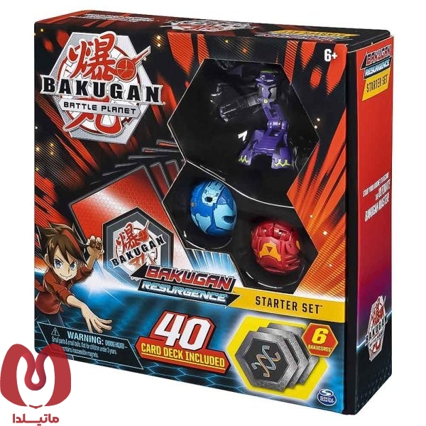 اسباب بازی باکوگان 40 کارته Bakugan Battle Planet کد 26829