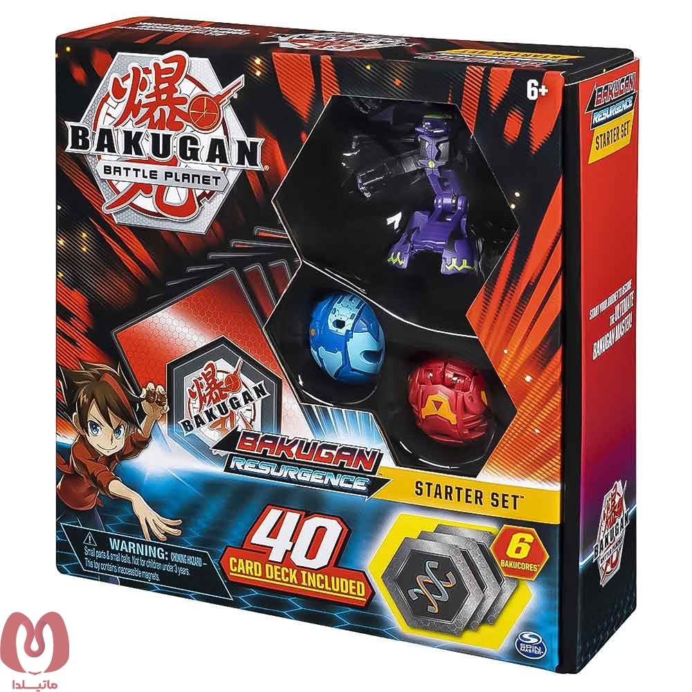 اسباب بازی باکوگان 40 کارته Bakugan Battle Planet کد 26829