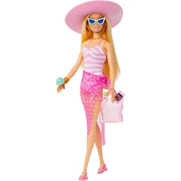 عروسک اورجینال باربی Barbie Beach Doll برند باربی