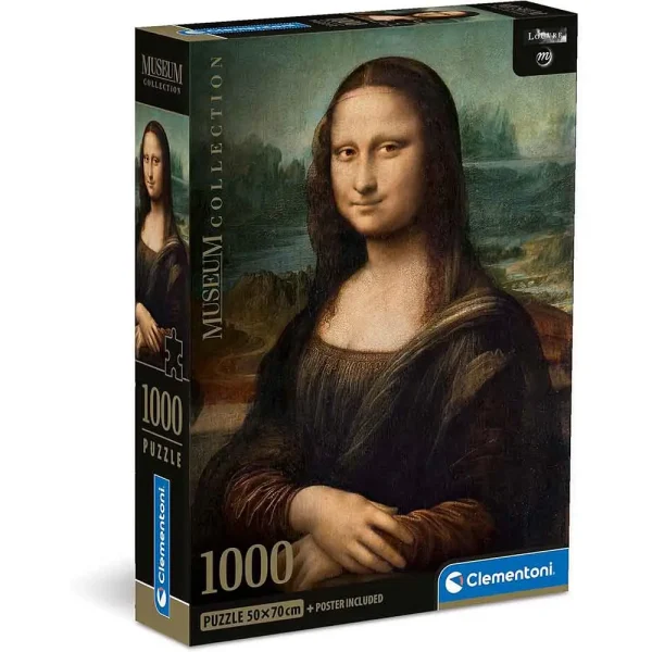 پازل 1000 تکه مونالیزا Mona Lisa برند کلمنتونی