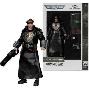 اکشن فیگور وار هامر Warhammer Commissar Astra Militarum برند مکفارلین