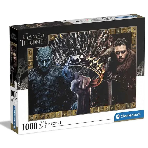 پازل 1000 تکه بازی تاج و تخت گیم اف ترونز Game of Thrones برند کلمنتونی