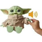 عروسک بی بی یودا Baby Yoda موزیکال با کیف سری استار وارز برند متل