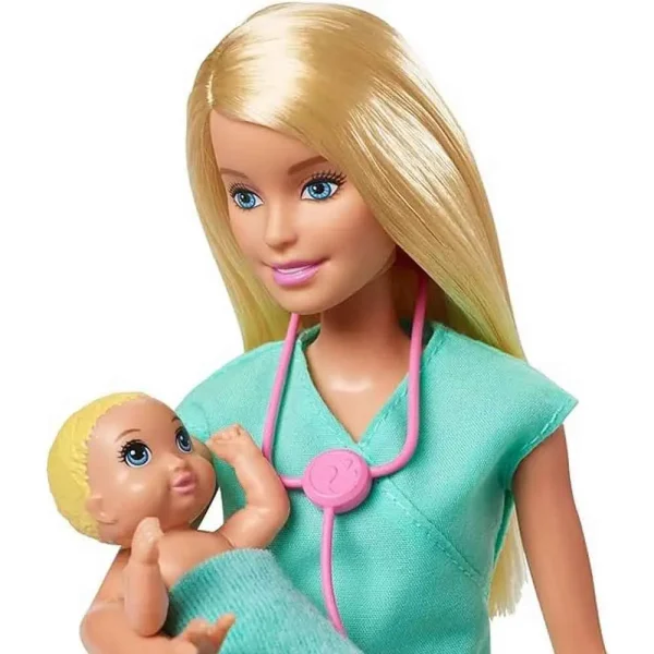 عروسک اورجینال باربی Barbie Baby Doctor برند باربی