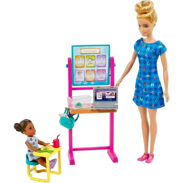 عروسک اورجینال باربی Barbie Teacher برند باربی