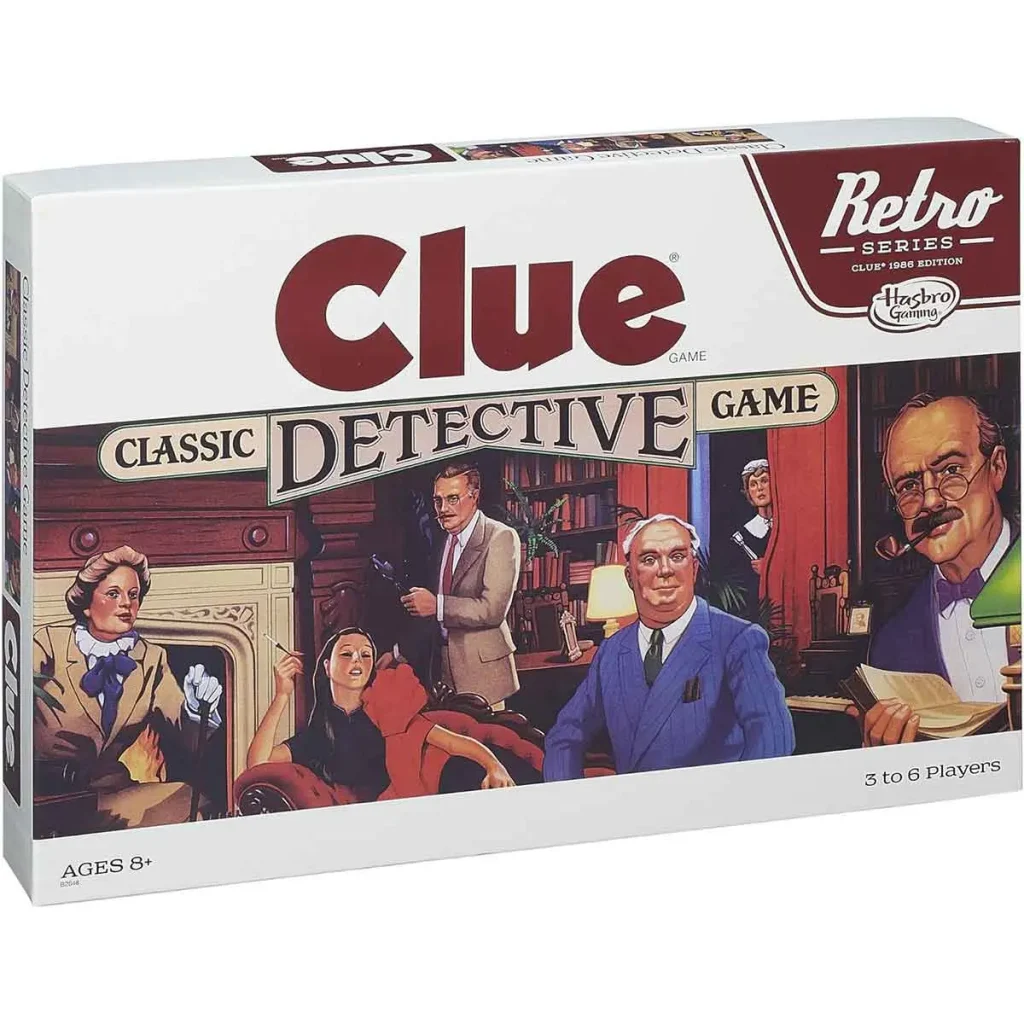ربردگیم کلو Clue 1986 Edition برند هاسبرو