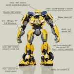 اکشن فیگور ترنسفورمر بامبلبی Transformer Bumblebee برند Yolopark