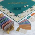 مونوپولی لاکچری باکس سفارشی سری Monopoly Del Mar Shagreen Edition برند WS Game Company