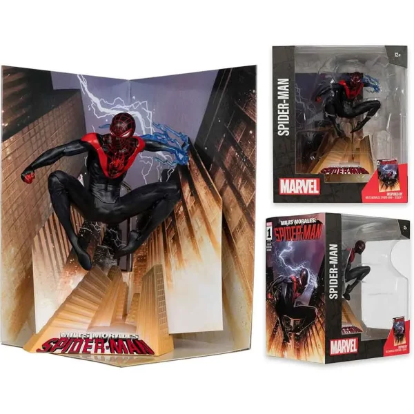 فیگور اسپایدرمن مایلز مورالس Spiderman Miles Morales برند مکفارلین