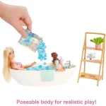 عروسک اورجینال باربی Barbie Bathtub برند باربی