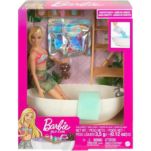 عروسک اورجینال باربی Barbie Bathtub برند باربی