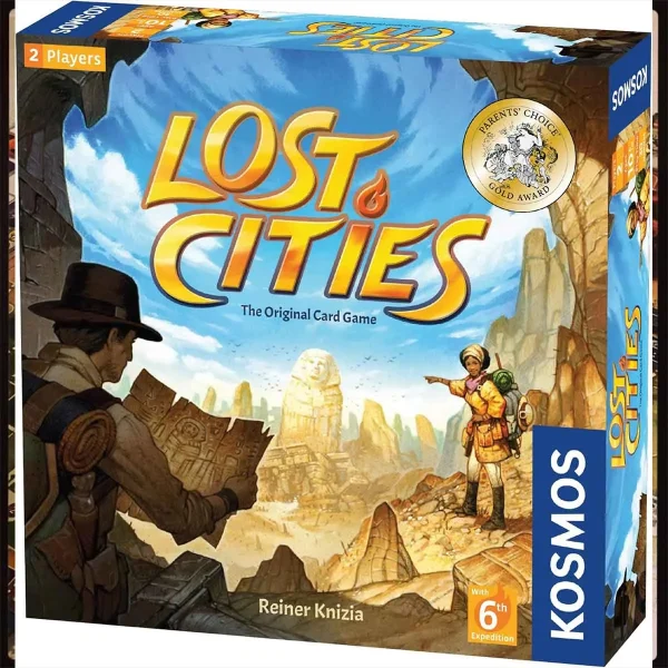 بردگیم اورجینال شهرهای گمشده نسخه کارتی Lost cities the original card game