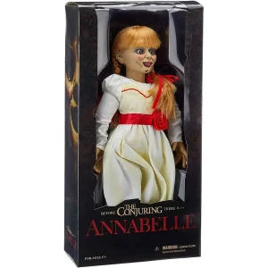 عروسک آنابل Annabelle Doll از مجموعه فیلم کانجورینگ برند Mezco ارتفاع 50 سانتی متر