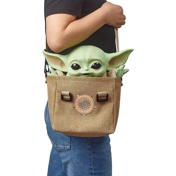 عروسک بی بی یودا Baby Yoda موزیکال با کیف سری استار وارز برند متل