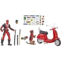 اکشن فیگور ددپول با موتور و سگ سری Deadpool with Scooter برند هاسبرو