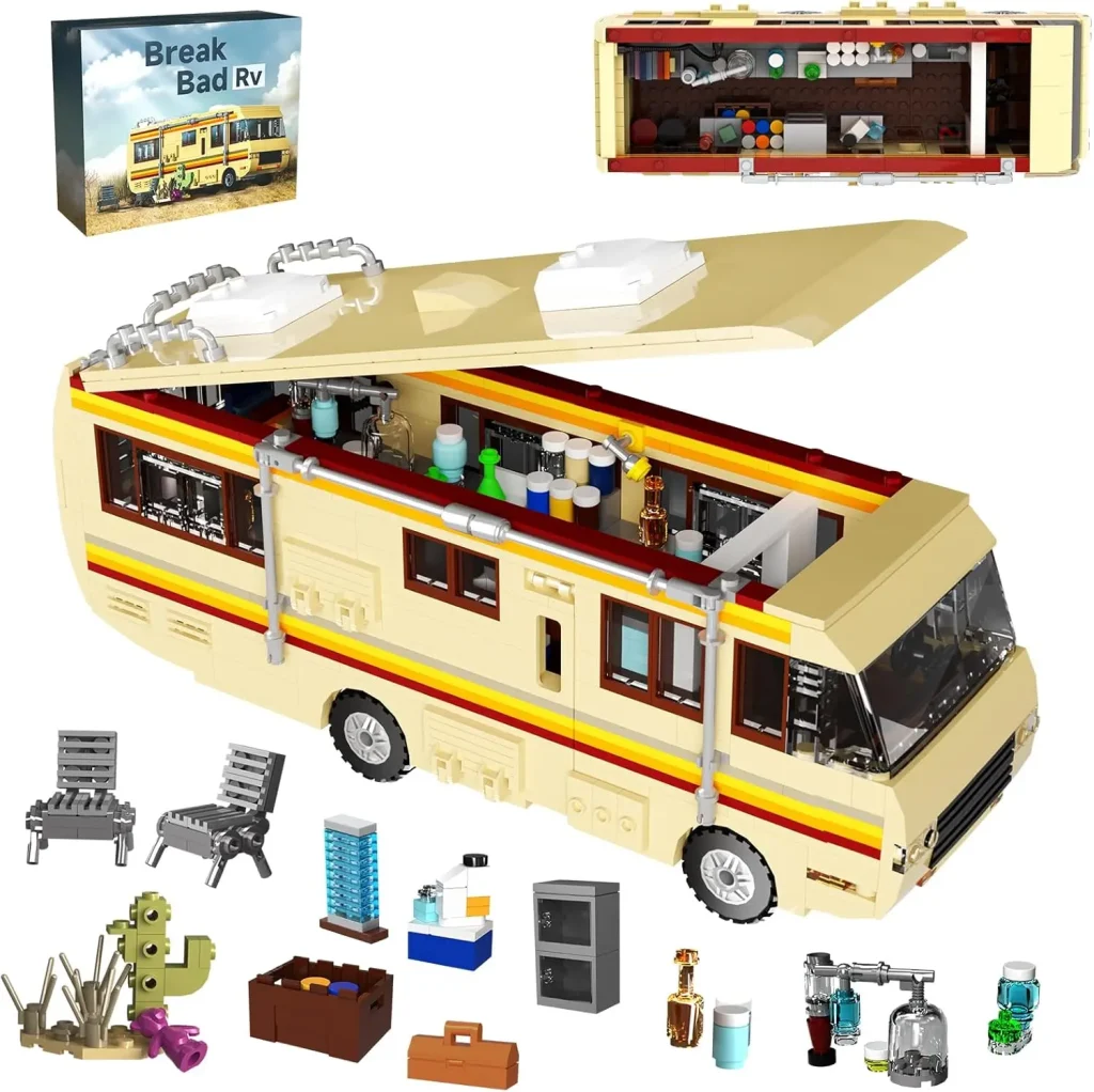 ساختنی لگو ون برکینگ بد Breaking bad Merchandis Car تعداد 746 قطعه