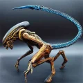 اکشن فیگور سگ بیگانه | Dog alien | سری فیلم بیگانه 3 برند نکا