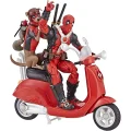 اکشن فیگور ددپول با موتور و سگ سری Deadpool with Scooter برند هاسبرو