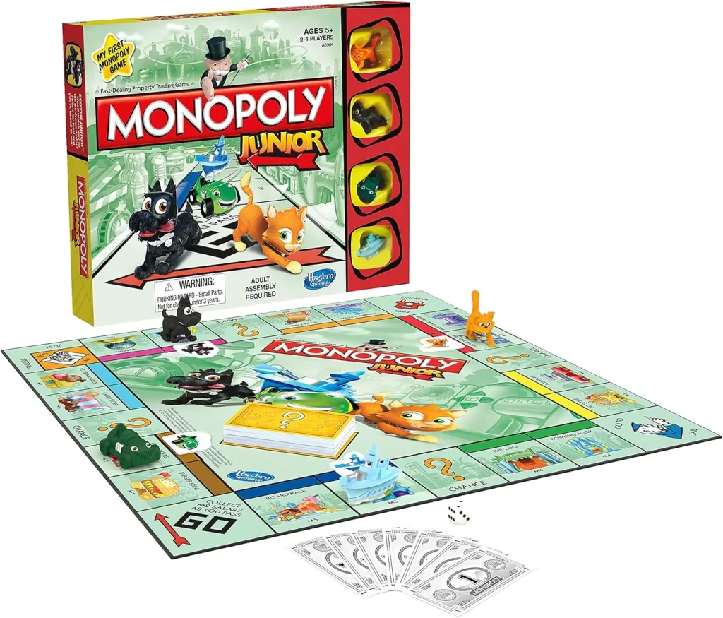بازی فکری مونوپولی جونیور سری Gaming Monopoly Junior Board برند هاسبرو