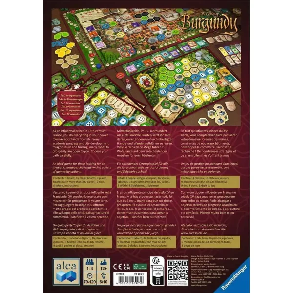 بازی اورجینال قلعه های برگاندی (The Castles of Burgundy) برند Ravensburger