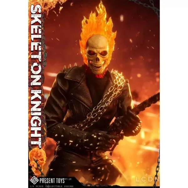 اکشن فیگور نکلاس کیج | روح سوار | گوست رایدر Ghost Rider برند Present Toys