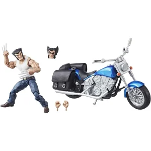 اکشن فیگور ولورین با موتور Wolverine and Motorcycle برند هاسبرو