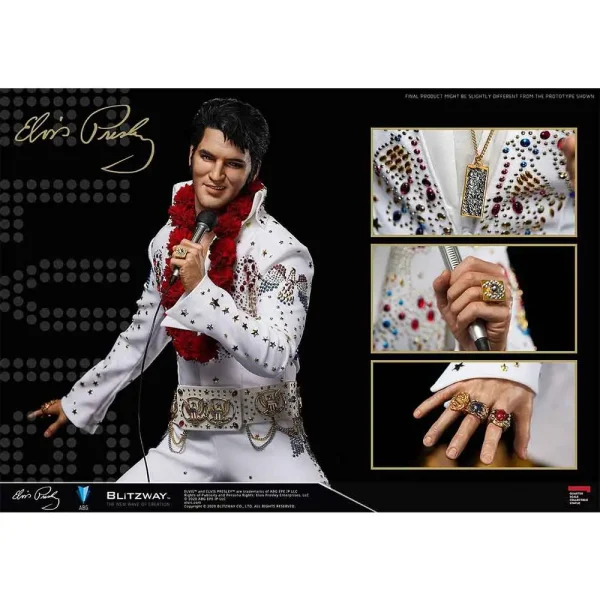 مجسمه فوق العاده الویس پرسلی Elvis Presley برند Blitzway