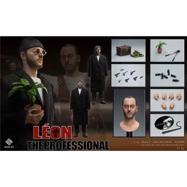 اکشن فیگور لئون حرفه ای Leon The Profecional برند Present toys