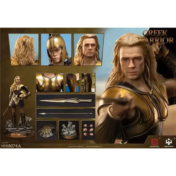 اکشن فیگور برد پیت تروی Legion Greek Legendary Warrior Deluxe | Troy برند HaoYu Toys