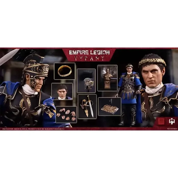 اکشن فیگور کمودوس Commodus | گلادیاتور Imperial Legion Tyrant | Gladiator برند HaoYu Toys