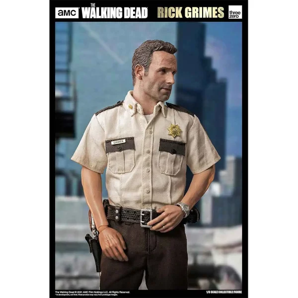 اکشن فیگور ریک گرایمز سریال واکینگ دد سری The Walking Dead Rick Grimes از برند threezero