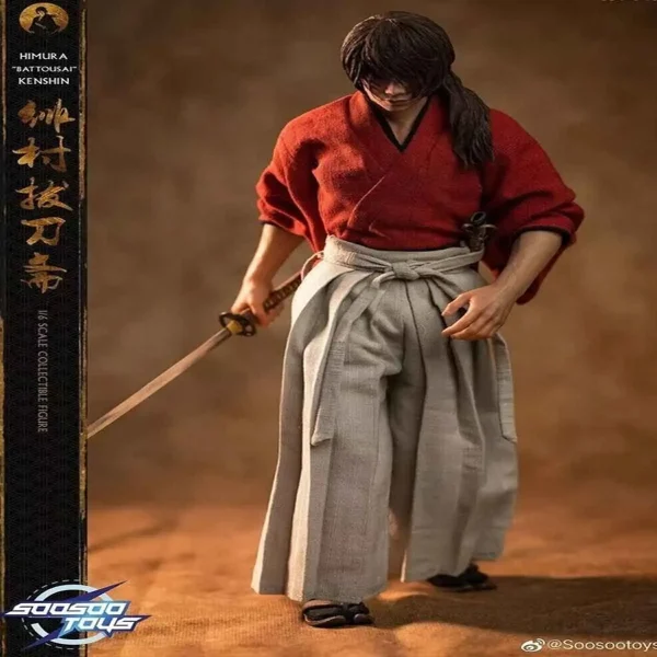 اکشن فیگور سامورایی ژاپنی هیمورا کنشین apanese Samurai Himura Kenshin برند Soosootoys SST046 1/6 Scale