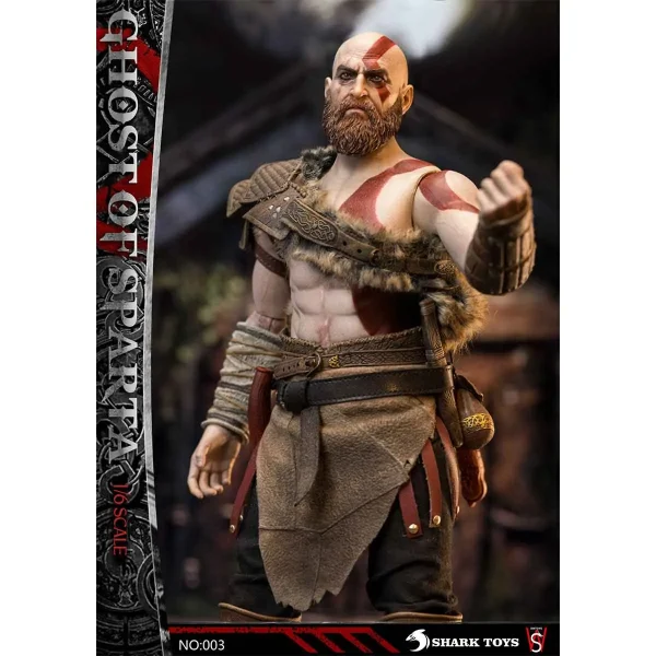 فیگور شاهکار از کریتوس Ghost of Sparta Kratos برند SW TOYS ارتفاع 30 سانت