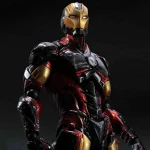 اکشن فیگور طرح مرد آهنی مدل Marvel Universe Iron Man برند Play arts