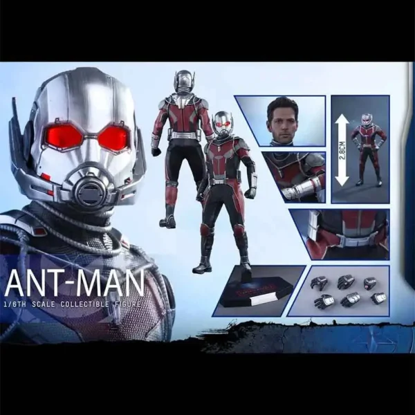 اکشن فیگور مرد مورچه ای | انت من | پل استیون راد | کاپیتان امریکا سیویل وار | Ant Man