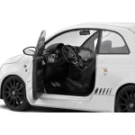 ماکت فیات سری Fiat F595 Abarth White 2022 مقیاس 1/18 برند Solido