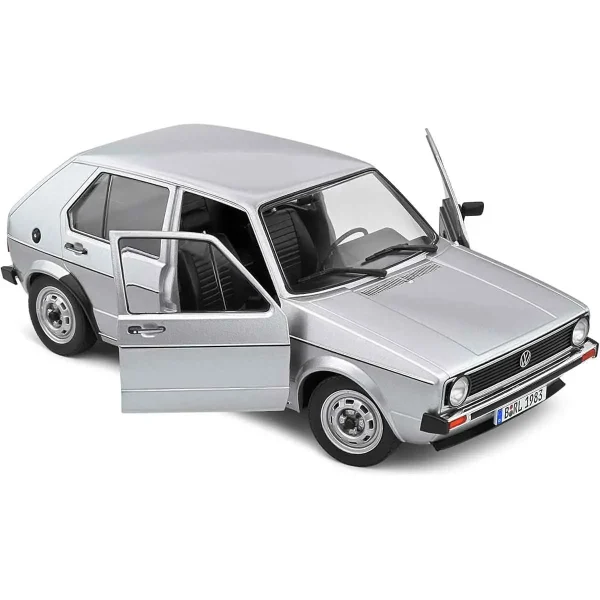 ماکت گلف Volkswagen Golf L Silver 1983 مقیاس 1/18 برند Solido