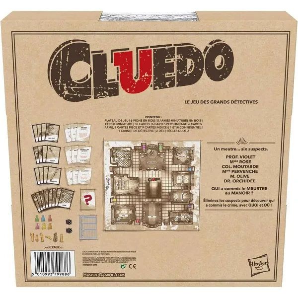 بازی گروهی Cluedo چوبی برند هاسبرو