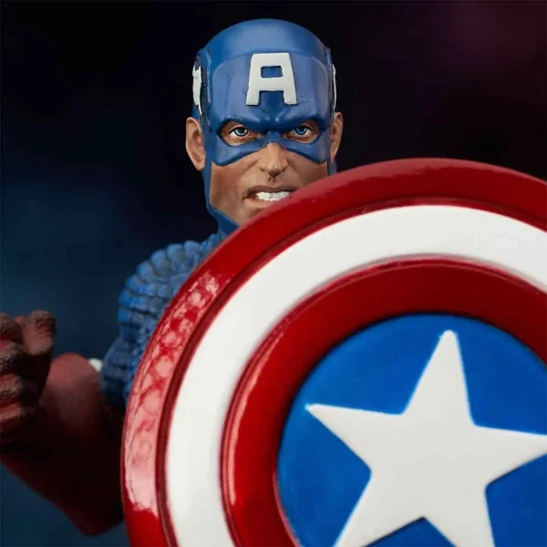 فیگور کاپیتان آمریکا جنس رزین Captain America 1:7 Scale Resin Bust برند DIAMOND SELECT