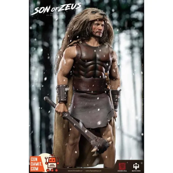 اکشن فیگور دواین جانسون پسر زئوس Dwayne Johnson Son of Zeus Full Set برند HaoYu Toys