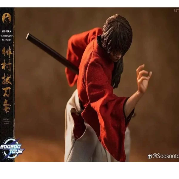 اکشن فیگور سامورایی ژاپنی هیمورا کنشین apanese Samurai Himura Kenshin برند Soosootoys SST046 1/6 Scale