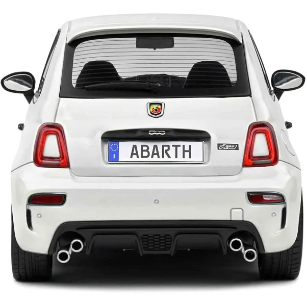 ماکت فیات سری Fiat F595 Abarth White 2022 مقیاس 1/18 برند Solido