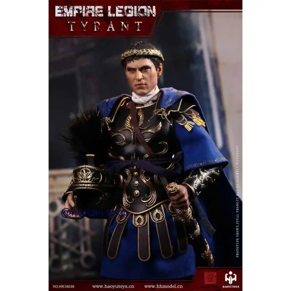 اکشن فیگور کمودوس Commodus | گلادیاتور Imperial Legion Tyrant | Gladiator برند HaoYu Toys