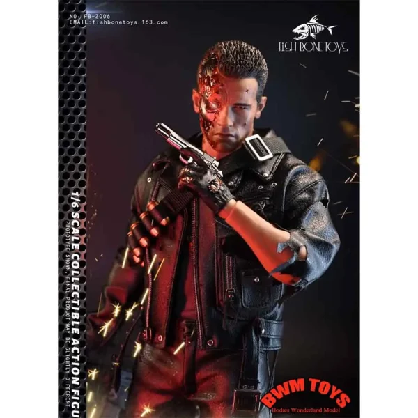 اکشن فیگور ترمیناتور آرنولد Terminator Guardian T800 Anord برند Fish Bonetoys