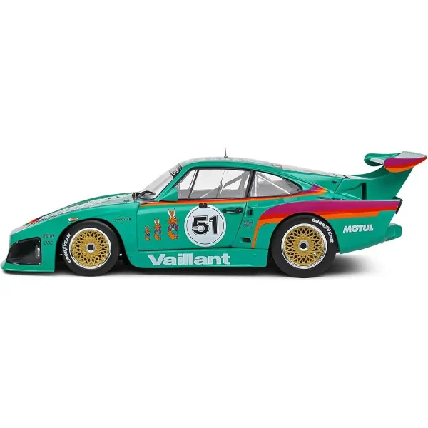 ماکت پورشه Porsche 935 سری Vaillant Green مقیاس 1/18