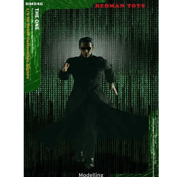 اکشن فیگور ماتریکس شخصیت نعو Matrix Neo برند REDMAN TOYS ارتفاع 30 سانتی متر