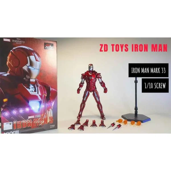 اکشن فیگور آیرون من IRON MAN MARK 33 XXXIII برند ZD