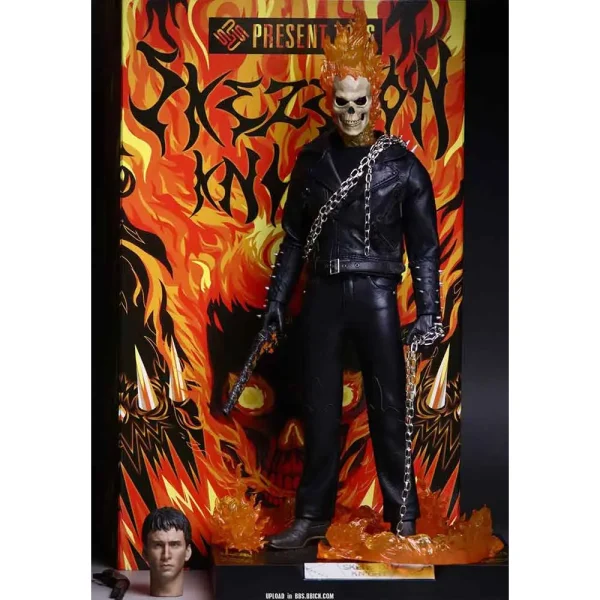 اکشن فیگور نکلاس کیج | روح سوار | گوست رایدر Ghost Rider برند Present Toys