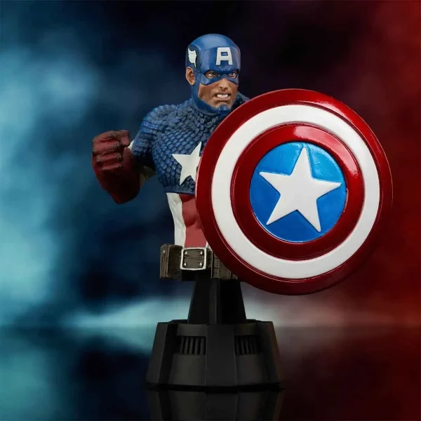 فیگور کاپیتان آمریکا جنس رزین Captain America 1:7 Scale Resin Bust برند DIAMOND SELECT