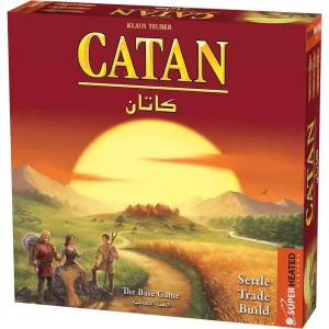 بازی رومیزی بردگیم کاتان Catan نسخه اورجینال انگلیسی عربی برند Kosmos